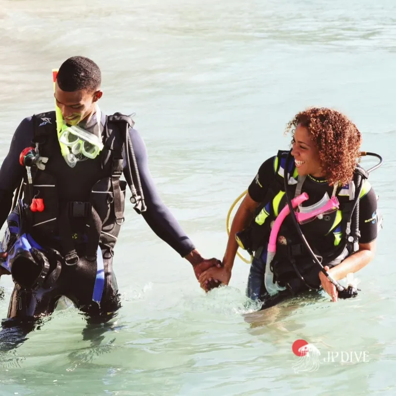 Curso de scuba para casal