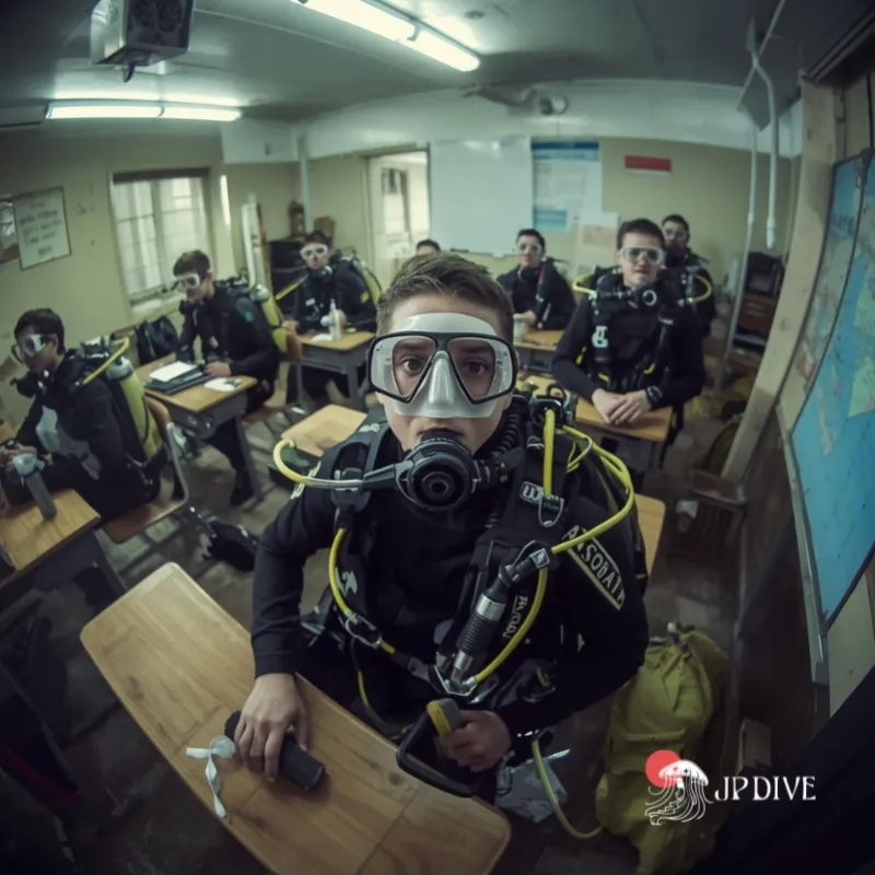 Escola de mergulho com curso open water