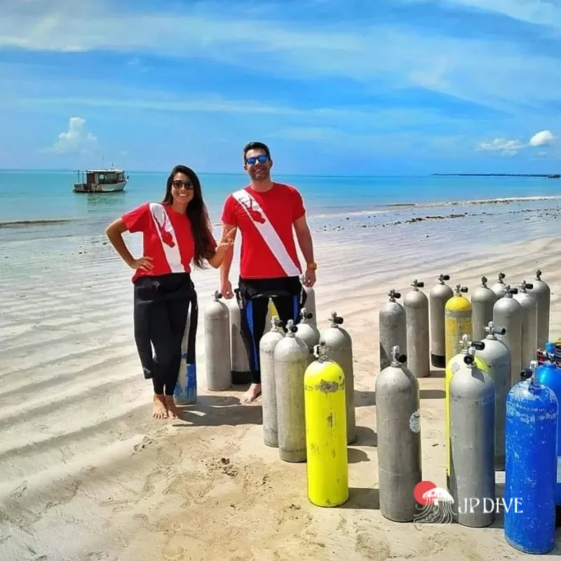 Mergulho discovery para casal