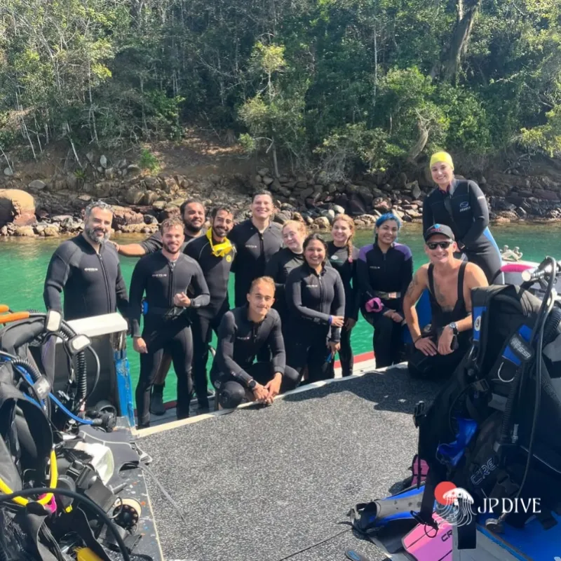 Mergulho recreativo em grupo em João Pessoa