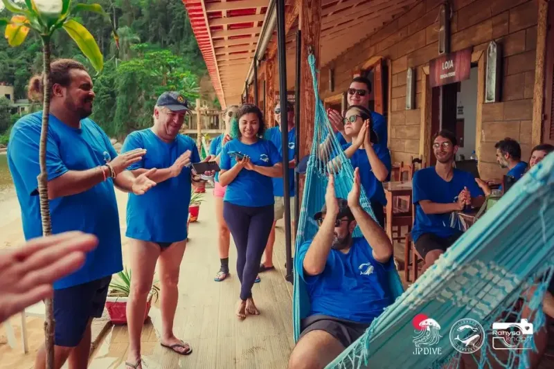 Ilustração da edição anterior da JP Dive