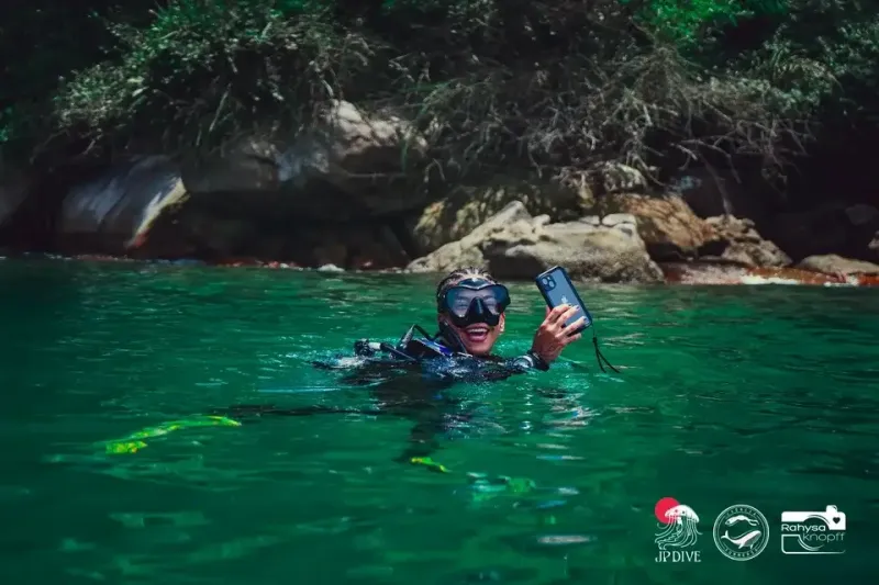 Ilustração da edição anterior da JP Dive